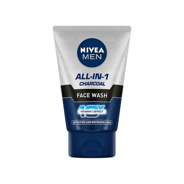 Nivea Men All-in-1 Charcoal Face Wash - 100 gm