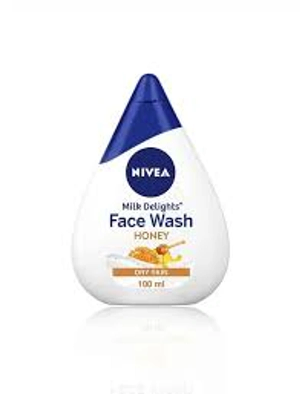 Nivea Milk Delights Face Wash Honey - 100 ml - 100 ml