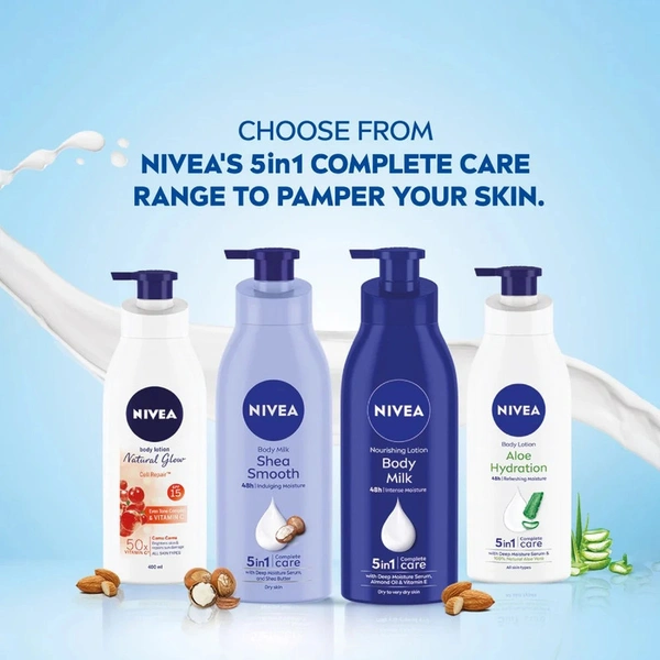 Nivea Nourishing With Almond Oil Moisturizing Lotion (Very Dry Skin) - 400 ml