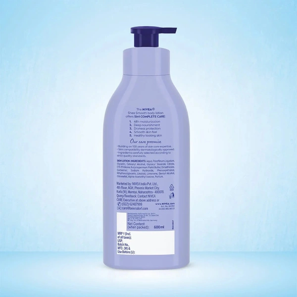 Nivea Smooth Milk Shea Butter Body Lotion - 600 ml