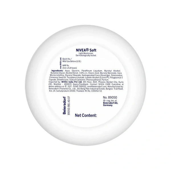 Nivea Soft Light Moisturizing Cream - 100 ml