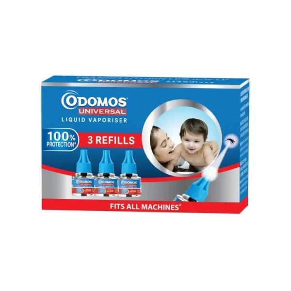 Odomos Mosquito Repellent Refill Pack of 3 - (3*45 ml) - 135 ml - 135 ml