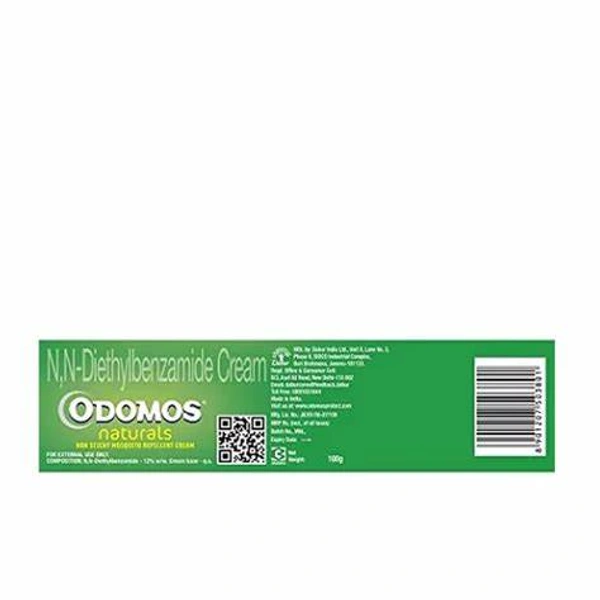 Odomos Naturals Mosquito Repellent Cream - 100 gm - 100 gm