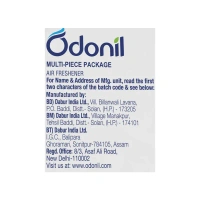 Odonil Bathroom Air Freshener Blocks - Mixed Fragrances (4 x 48 g) - Pack of 4 - 4 x 48 g
