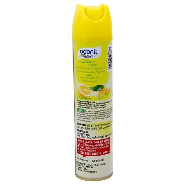 Odonil Citrus Fresh Room Freshener Pack of 2 - (2*250ml) - 500 ml - 500 ml