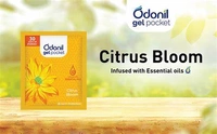 Odonil Gel Pocket Citrus Bloom Air Freshener - 10 gm - 10 gm