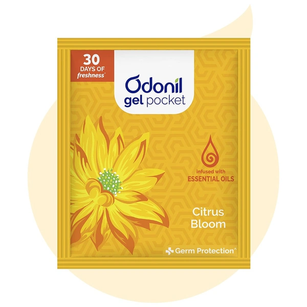 Odonil Gel Pocket Mix Air Freshener Pack of 3 - (3*10 gm) - 30 gm - 30 gm