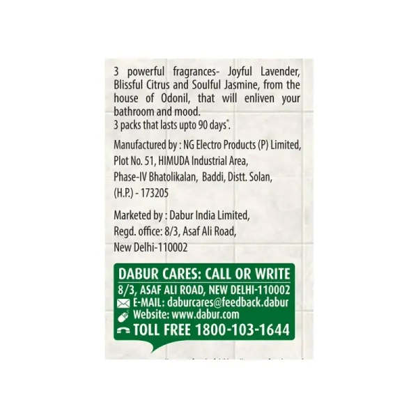 Odonil Zipper Room Freshener - 3x10 gm