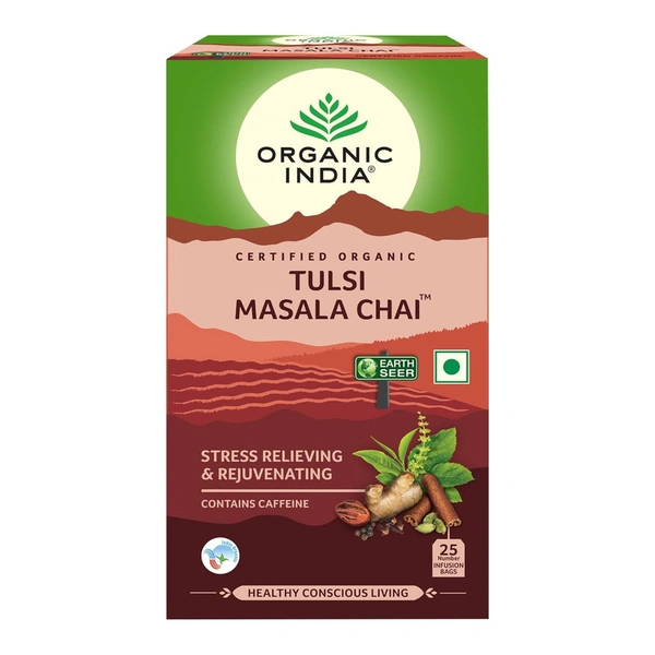Organic India Tulsi Masala Chai Tea Bags - 25 Units - 25 Units