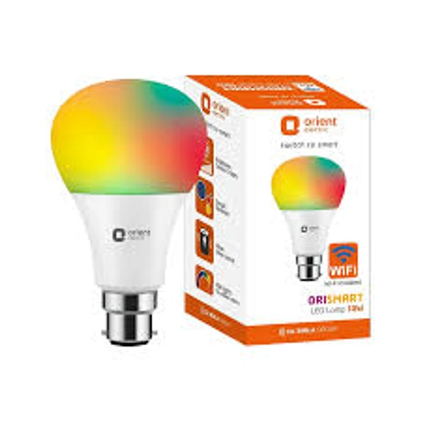 Orient Electric Orismart WiFi Enabled 10W Smart Bulb (16 Million Colours) (Multicolour) - 1 piece