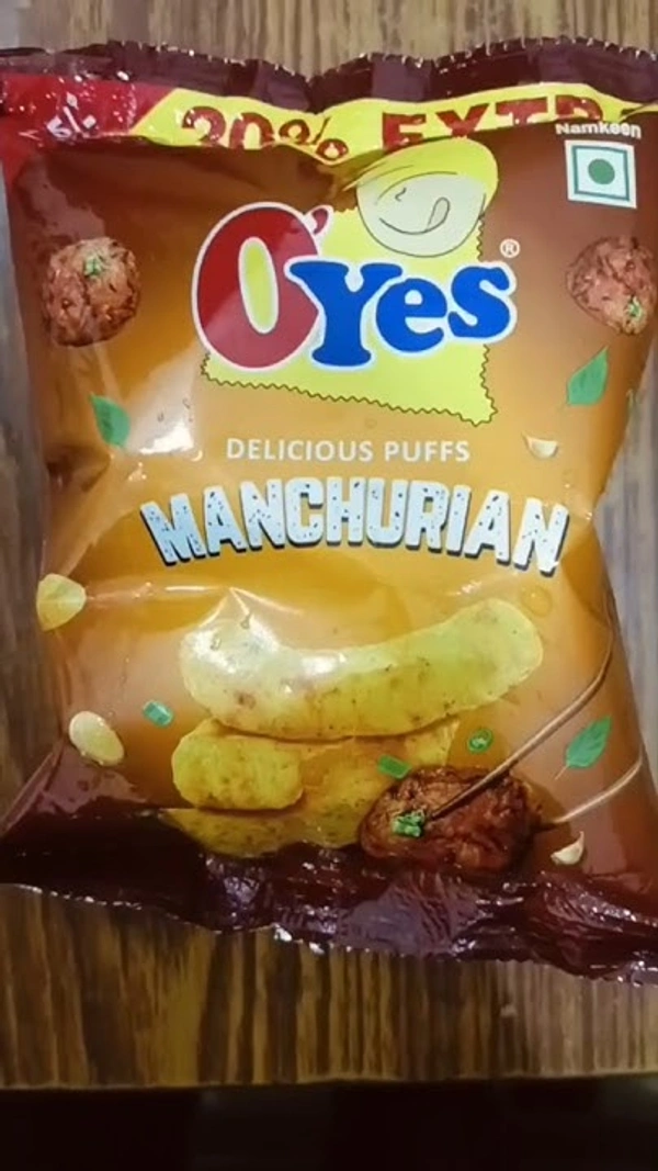 Oyes Delicious Puffs Manchurian - 68 gm - 68 gm
