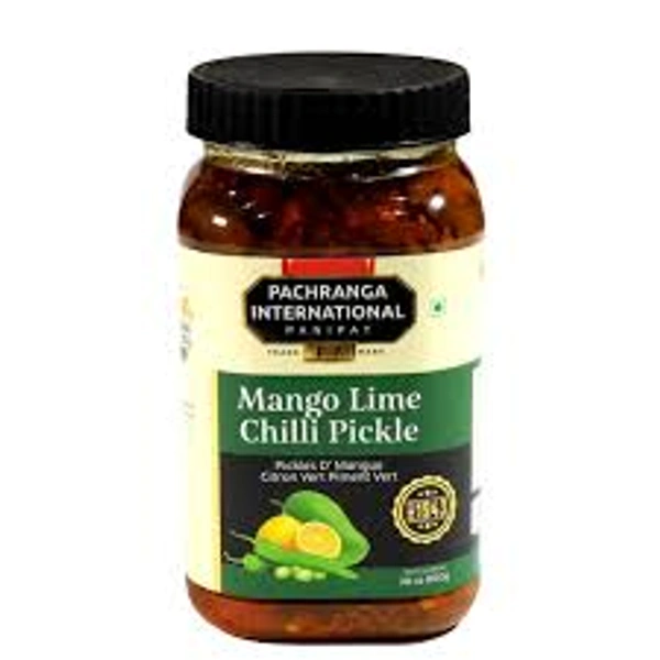 Pachranga International Mango Lime & Green Chilli Pickle 1 kg - 1 kg