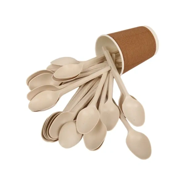 Pack N Wrap Biodegradable Bamboo Fibre Disposable Spoon 1 pack (25 pieces) - 1 pack (25 pieces)
`