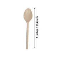 Pack N Wrap Biodegradable Bamboo Fibre Disposable Spoon 1 pack (25 pieces) - 1 pack (25 pieces)
`