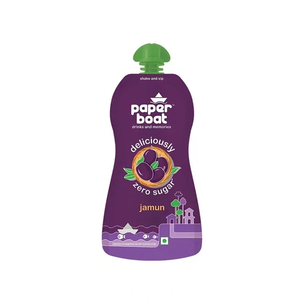 Paper Boat Jamun, Fruit Juice (Zero Added Sugar, Low Calorie) - 200 ml - 200 ml