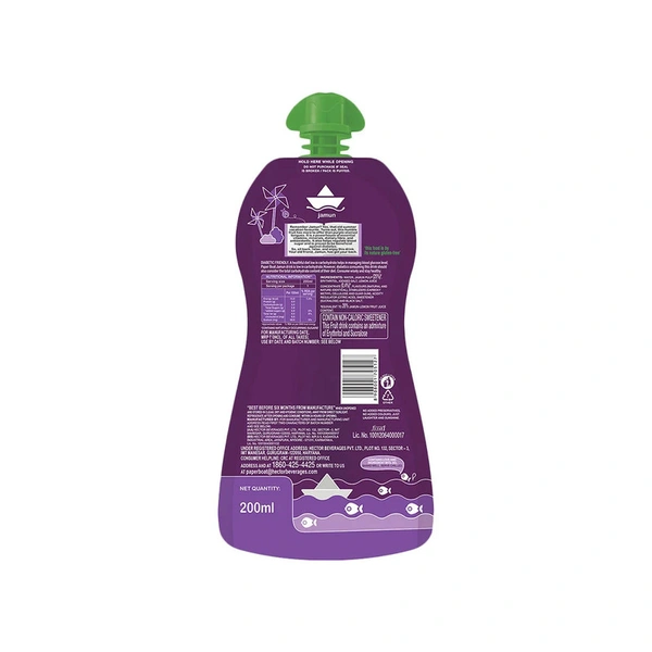 Paper Boat Jamun, Fruit Juice (Zero Added Sugar, Low Calorie) - 200 ml - 200 ml