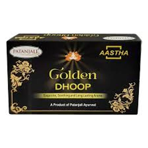 Patanjali Aastha Golden Dhoop - 1 Pack