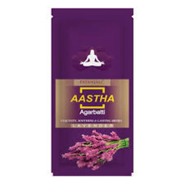 Patanjali Aastha Lavender Agarbatti - 150 gm - 150 gm