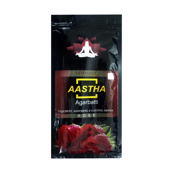 Patanjali Aastha Rose Agarbatti - 150 gm - 150 gm