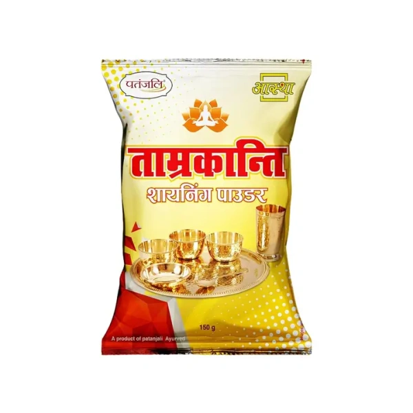 Patanjali Aastha Tamrakanti Shining Metal Dishwash Powder - 150 gm - 150 gm