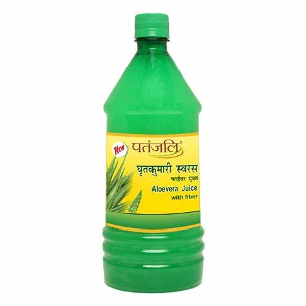 Patanjali Aloe Vera With Fibre Herbal Juice - 1 ltr - 1 ltr