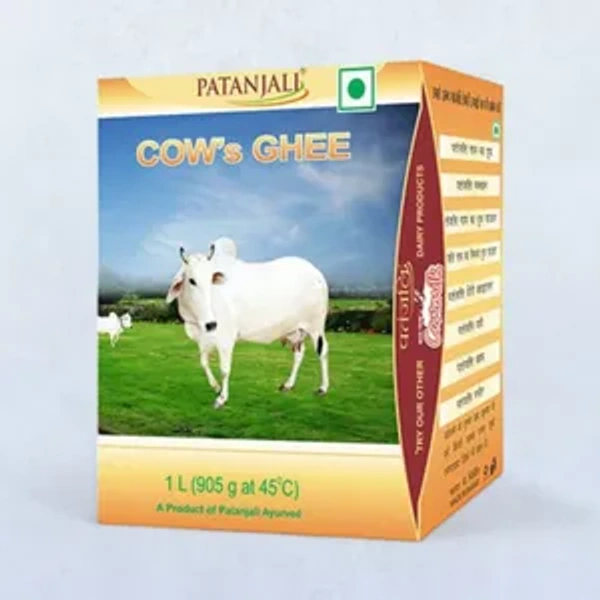 Patanjali Cow Ghee Tetra Pack - 500 gm