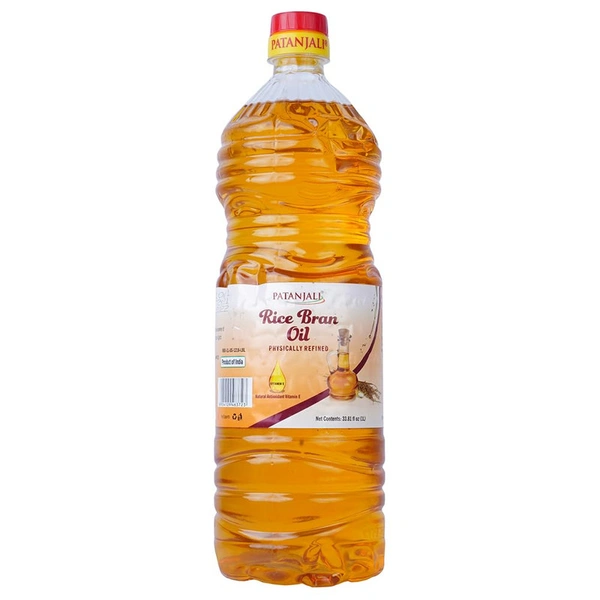 Patanjali Fortified Rice Bran Oil - 1 ltr