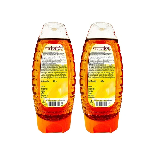 Patanjali Honey Squeezy - Buy 1 Get 1 Free - (2*400 gm) - 800 gm