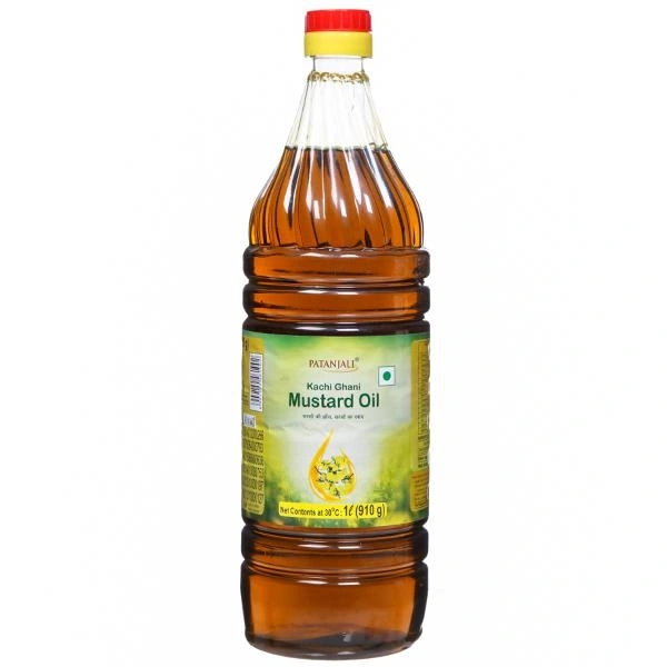 Patanjali Kachi Ghani Mustard Oil - 1 ltr - 1 ltr