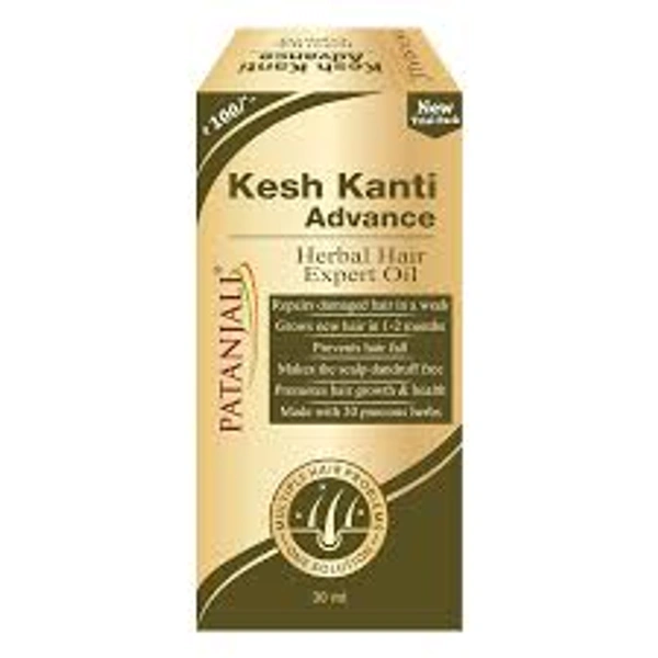Patanjali Kesh Kanti Advance Herbal Hair Expert Oil 30 ml - 30 ml