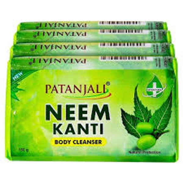 Patanjali Neem Kanti Body Cleanser-375 gm Buy 3 Get 1 Free - 375 gm
