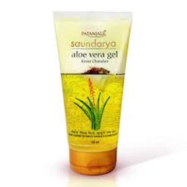 Patanjali Saundarya aloe vera gel Kesar Chandan 60 ml - 60 ml