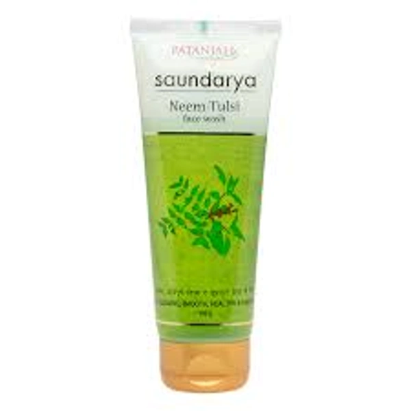 Patanjali Saundarya Neem Tulsi Face Wash 100 gm - 100 gm