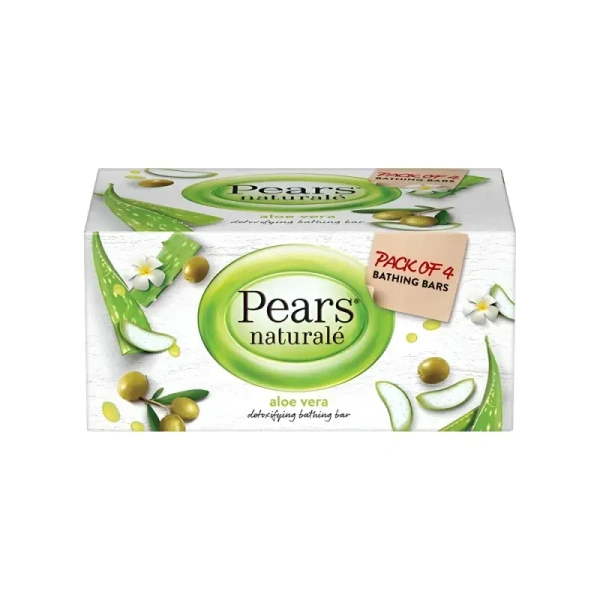 Pears Natural Detoxifying Bathing Bar Soap (Aloe Vera) - 500 gm