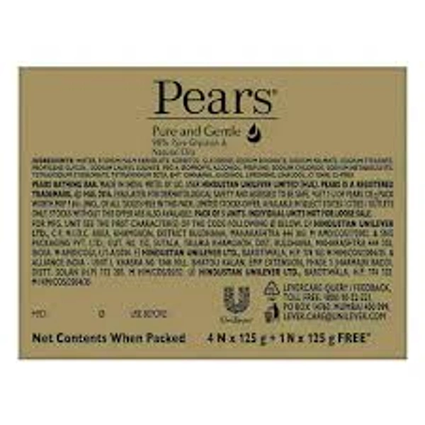 Pears Pure & Gentle Soap - 300 gm (Pack Of 4) - 300 gm