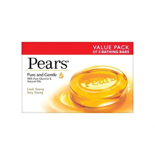 Pears Pure & Gentle Soap - Pack of 3 (3*125 gm) - 375 gm