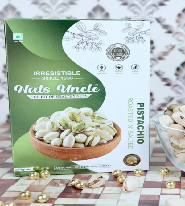 Nuts Uncle Pista Salted And Roasted - 250 Gm - 250 Gm
