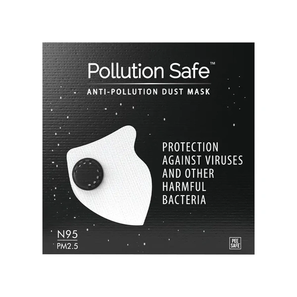 Pollution Safe Anti Pollution Dust N95 Mask (Assorted) - 1 Pieces - 1 Pieces