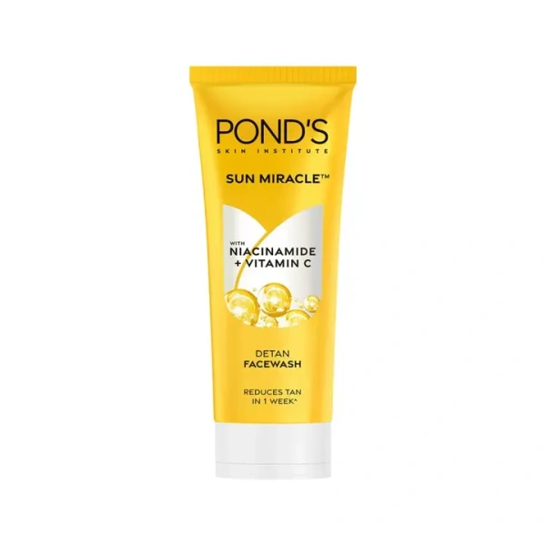 Pond's DeTan Face Wash With Niacinamide & Vitamin C - 100 gm