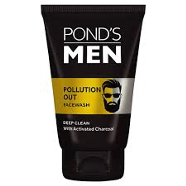 Pond's Men Pollution Out Deep Clean With Activated Charcoal - 100 gm - 100 gm