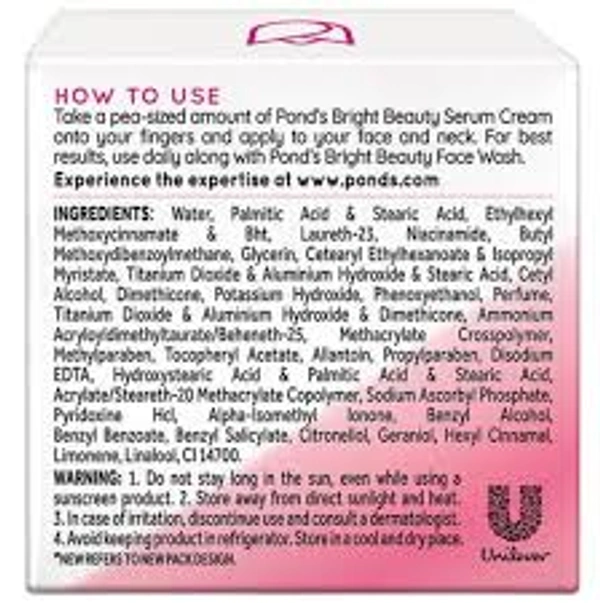Pond's Skin Institute Bright Beauty Serum Cream - 24 gm - 24 gm