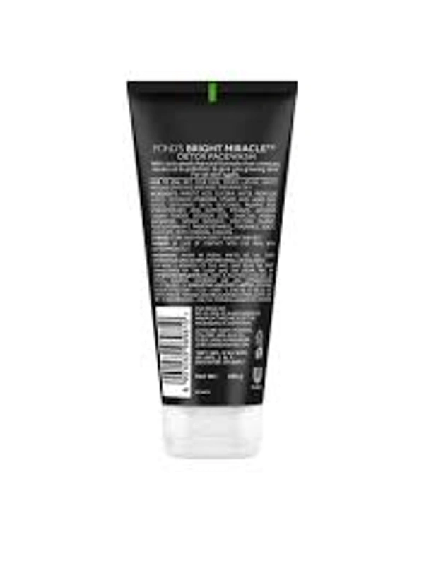 Pond's Skin Institute Bright Miracle with Activated Charcoal Detox Facewash - 100 gm - 100 gm