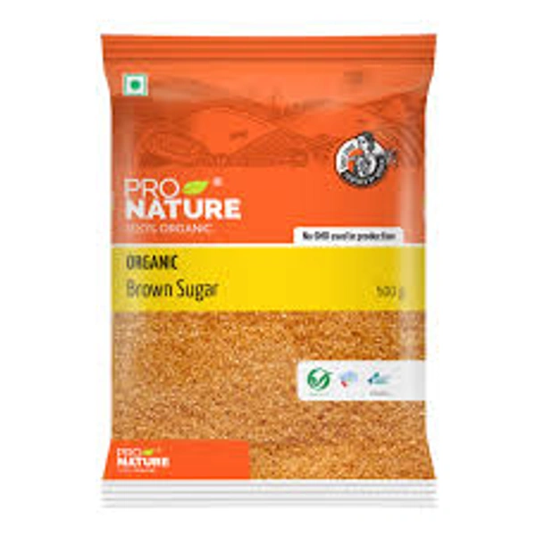 Pro Nature 100% Organic Organic Brown Sugar - 500 gm - 500 gm