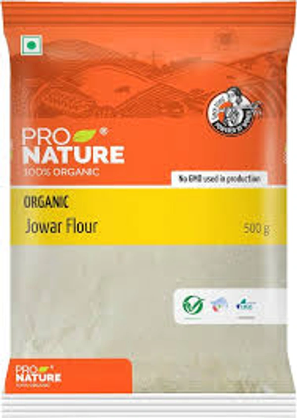 Pro Nature 100% Organic Organic Jowar Flour - 500 gm - 500 gm