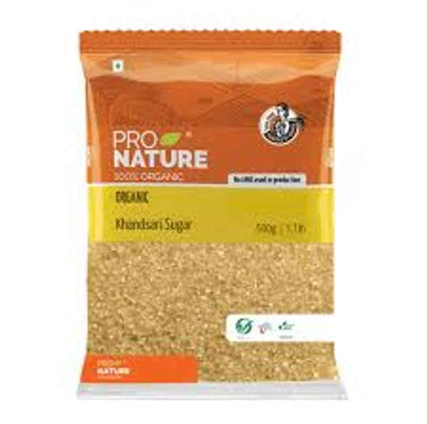 Pro Nature 100% Organic Organic Khandasari Sugar - 500 gm - 500 gm