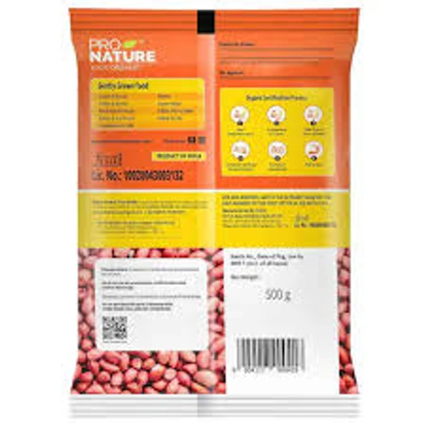 Pro Nature Peanut Organic - 500 Gm - 500 gm