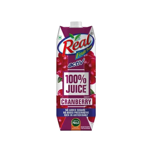 Real Activ Cranberry Juice - 1 ltr - 1 ltr