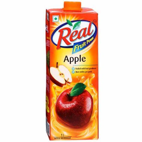 Real Fruit Power Apple Juice Pack Of 3 -(3*1 ltr) - 3 ltr - 3 ltr