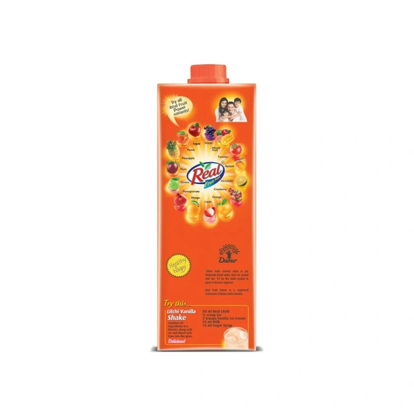 Real Fruit Power Litchi Juice Pack Of 3 - (3*1 ltr) - 3 ltr - 3 ltr