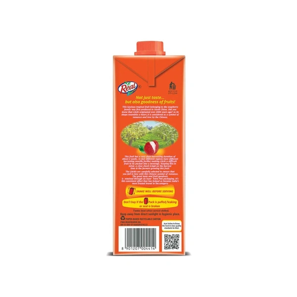 Real Fruit Power Litchi Juice Pack Of 3 - (3*1 ltr) - 3 ltr - 3 ltr